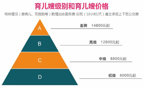 育儿嫂多少钱